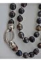 Black Pearl Design Necklace - - 5