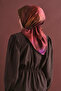 Monogram Patterned Jacquard Sura Silk Scarf 9647Ds - 6