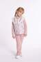 Girl's Quilted Vest and Camisole Top and Bottom Set Powder - 3