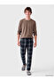 Sparkling Choices from Shining Store Standard Fit Checked Embroidered Men's Pajama Bottom