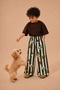 Dog Patterned Unisex Children's 100% Cotton Trousers for 4 Seasons
