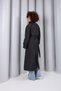 Women's Belted Long Judge Collar Trench Coat Oversize - 4