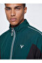 Esvab • Modern & Distinctive Stand Collar Men's Zippered Sweatshirt - 3