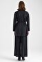 Premium Fabric Tunic Trousers with Shawl Accessories Black 9470-Tk - 7