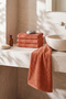 Tile Natural Color 4-Piece 100% Cotton Towel Set 50X90 - 7