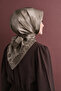 Geometric Patterned Sura Silk Scarf 9637Ds - 4