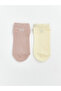 Alita City Lcw Dream Beige Patterned 5-Piece Pack Women's Booties Socks with a Difference - 2