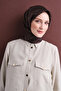 Plain Patterned Sura Silk Scarf 9642Ds - 4