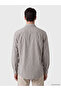 Shining Choices from Shining Store Standard Fit Checked Embroidered Gabardine Men's Shirt - 3