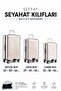 3-Piece Transparent Pvc Suitcase Protective Cover Set – Navy Blue with Velcro – Cabin, Medium and Large Sizes - 5