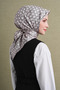 Monogram Patterned 100% Sura Silk Scarf 9636Ds - 4