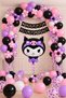 Party Kuromi Birthday Balloon Set |   Balloon Party Decoration Set |   Kuromi Foil Balloon & Happy Birthday Banner