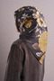 Floral Patterned Jacquard Sura Silk Scarf 9608Ds - 4