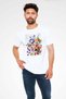 Flower White Unisex T-Shirt T-Shirt - 2