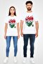 Flower White Unisex T-Shirt T-Shirt - 4