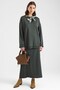 Scarf Detailed Skirted Knitwear Set Haki̇ 9471-Tk - 5
