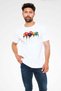 Flower White Unisex T-Shirt T-Shirt - 2
