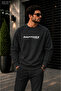 Men's Raptorx Typography Printed Cycling Round Neck Casual Sweatshirt