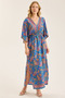 Dv Neck Dress - 2