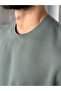 Modal Fabric Basic Sweat - Khaki - 4