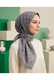 Benetton Monogram Scarf - Elegante Tre - 1028-2208 - Gray