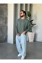 Modal Fabric Basic Sweat - Khaki