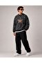 Men's Batik Printed Oversize Sweatshirt
