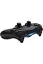 وحدة تحكم لاسلكية لجهاز PS4، مع خاصية الاهتزاز، واستشعار الحركة، ولوحة لمس، وشريط إضاءة، ووظيفة المشاركة - 4