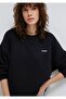 Logo Printed Loose Fit Women's Sweatshirt.