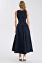 Jacquard Lureks Flared Midi Dress - 5