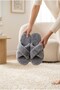 Furry Cross Women's House Slippers - Warm and Fluffy Slippers with Noiseless Soles - 2