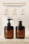 Amber Glass Bathroom Set with Stand |   425 ml |   Glass Soap Dish, Toothbrush Holder, Room Essence |   220 ml Jasmine - 5