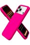 Premium Liquid Silicone Protective Case for iPhone 17 Pro Max - Slim Soft-Touch Shockproof Cover, Available in 27 Vibrant Colors (Hot Pink)