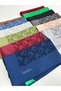 Benetton Monogram Scarf - Elegante Uno - 1024-1919 - Navy Blue - 2