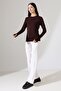 Women's Fingerless Soft Textured Flexible Long Sleeve Bady - 3