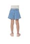Pleated Skirt-Shorts , blue denim - 2