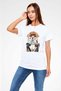 Coffee Colic Printed Unisex White T-Shirt - 3