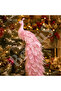 Christmas Decoration Pink Peacock 150 cm