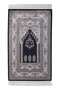Hereke Series Sf236A Luxury Bamboo Silk Woven Prayer Rug - 2