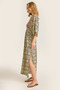 Long Dv Collar Dress - 3