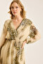 Silk Leopard Patterned Anv Dress - 4