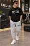 New Season Unisex T-Shirt and Sweatpants Pair Zero Printed Set
