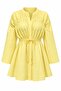 Yellow Linen Textured Shirt - 2Y9950