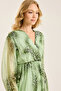 Silk Leopard Patterned Anv Dress - 4