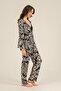 Women's Modal Fabric 3-Piece Pajama Set, Boxed Pajama Set, 50% Cotton 50% Modal - 4