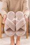 Furry Cross Women's House Slippers - Warm and Fluffy Slippers with Noiseless Soles