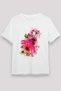 Flower White Unisex T-Shirt T-Shirt