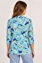Women's Curve Day and Night Tulle Fabric Patterned Stylish Jacket Cardigan - 4
