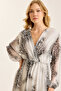 Silk Leopard Patterned Anv Dress - 4