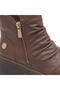 Kemal Aygün-Mammamia Genuine Leather Double Zipper Women's Boots - 4